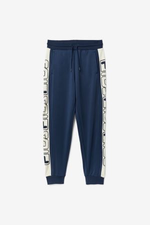 FILA Greene Pants Navy / Red,Mens Clothing | CA.DCXSLP596